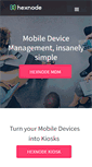 Mobile Screenshot of hexnode.com